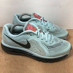 Nike Womens Air Max 2014 Running Shoes Blue 621078-404 Low Top Size 10